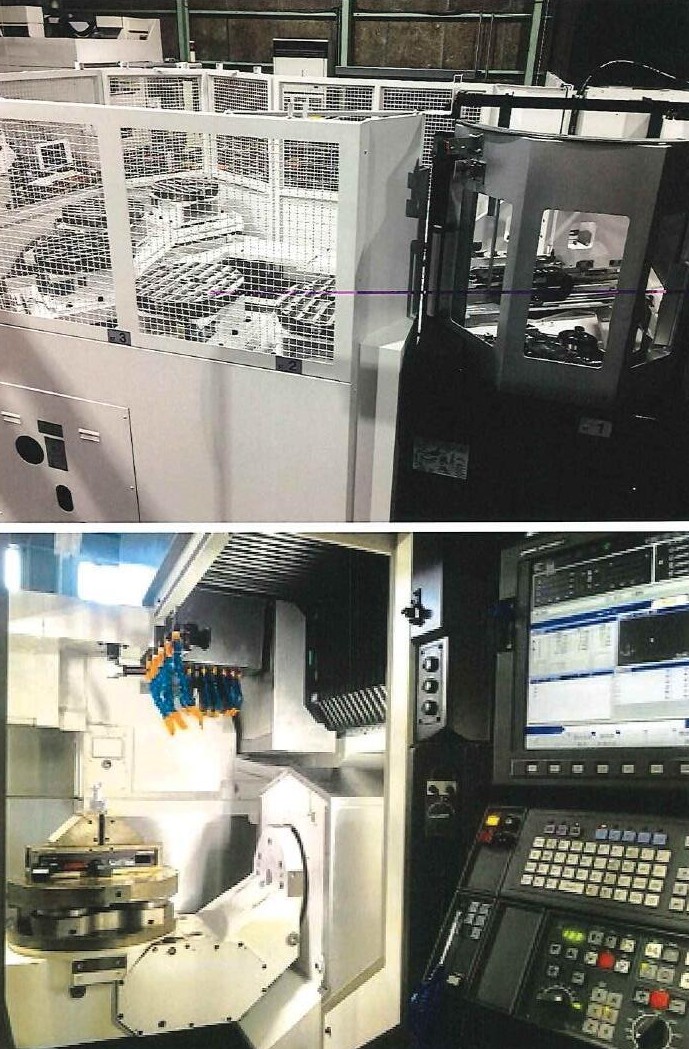 旋盤加工の様子